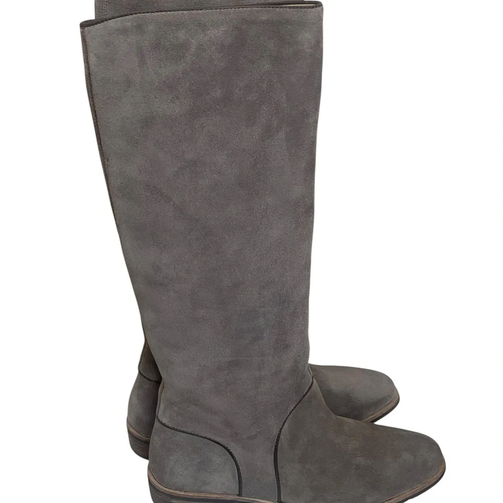 UGG Australia DALEY Gracen Womens tan Suede Comfort Knee High Ride Boots Sz 9.5